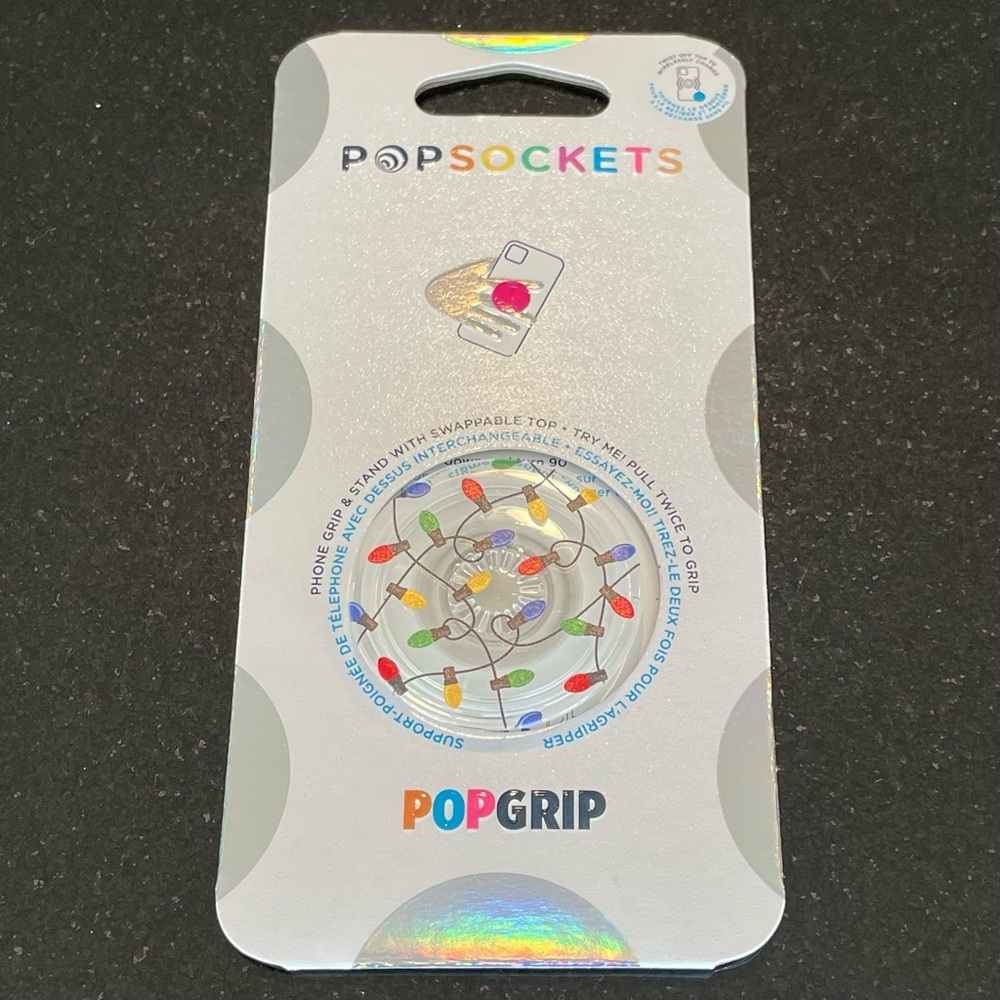 Popsocket Round Christmas Holiday Lights MSRP $14.99